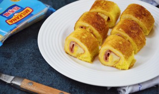 糯米芝士吐司卷怎么做（芝士糯米饭卷）