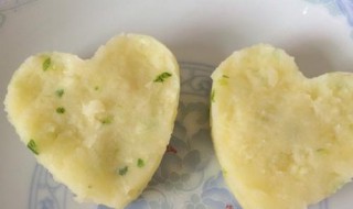 土豆传奇心形土豆泥做法 心形土豆真实图片