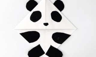 怎么折熊猫书签简单 怎么折熊猫书签