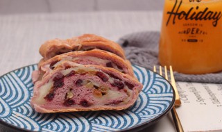 紫薯麻薯咸蛋黄肉松软欧的做法（紫薯麻薯怎么做）