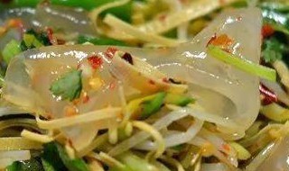 绿豆芽拌粉皮 绿豆芽拌粉皮凉菜