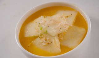 冬瓜海米汤怎么做 冬瓜海米汤怎么做汤是白色的