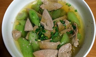 水瓜猪肝瘦肉汤（水瓜猪肝汤的做法）