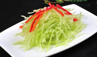 莴笋拌白肉（莴笋拌白肉视频做法）