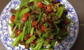 芹黄牛肉片怎么做 香芹黄牛肉