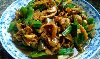 鸟贝炒青椒窍门（青椒炒鸟贝的做法大全）