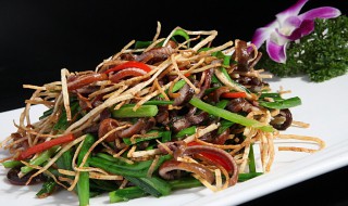 翠皮爆鳝丝 翠皮鳝丝汤