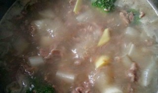 萝卜泥牛肉汤 萝卜牛肉汤咋做