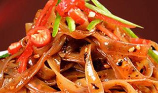 黄瓜丝拌宽粉 黄瓜拌宽粉的做法