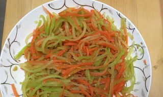 双拌萝卜丝 拌萝卜丝窍门