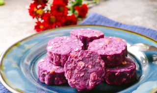 紫薯燕麦饼 紫薯燕麦饼的做法