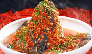 茶油剁椒鱼头的做法视频 茶油剁椒鱼头的做法