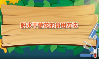 脱水干葱花的食用方法 脱水干葱花怎么吃