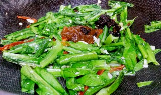 黄豆炒油麦菜怎么做 油麦菜炒黄豆酱怎么炒
