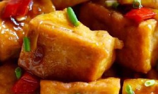 蚝油葱香豆腐 葱油烧豆腐