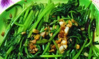 油寝茼蒿菜简易做法 油浸茼蒿菜的做法