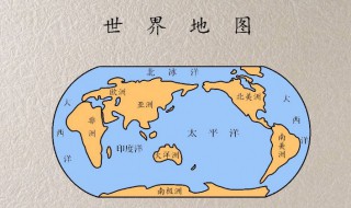 世界地图怎么画的简单画法 世界地图怎么画