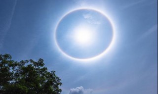 太阳有一圈光圈是什么现象 太阳有一圈光圈是什么现象呢