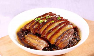 梅菜扣肉柱侯酱怎么做 梅菜扣肉柱侯酱怎么做好吃