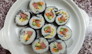 卷寿司做法 卷寿司的教程