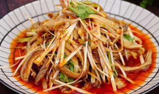 红油肚丝做法 红油肚丝做法视频