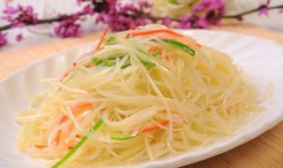 醋熘土豆丝做法 香醋土豆丝的做法