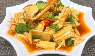清爽凉拌腐竹做法(凉凉拌腐竹的做法大全)