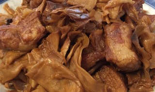 笋衣烧肉做法 笋衣烧肉做法视频