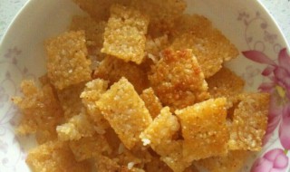 锅巴做法 自制锅巴家常做法