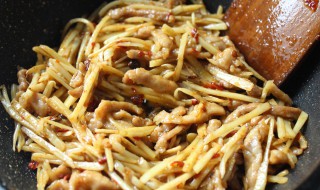 青姜肉丝做法 青肉丝的做法