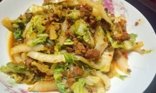 大白菜炒肉怎么做好吃 炒大白菜最简单的做法
