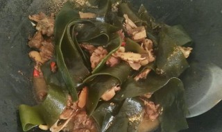 海带炒鸭肉怎么做 海带炒鸭肉怎么做好吃