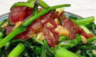 腊肠和什么菜炒最佳（腊肠和什么菜炒最佳广式腊肠怎么炒好吃）