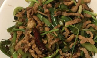 香辣肉丝怎么做 如何炒肉丝