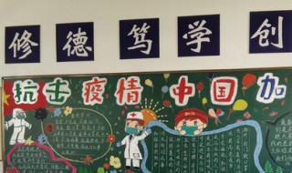 防疫黑板报内容六年级 防疫黑板报知识
