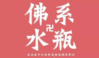 佛系什么意思（主打佛系什么意思）