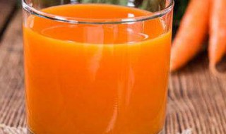 胡萝卜汁的营养和功效 胡萝卜汁有什么功效与作用