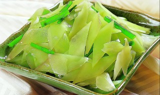 清炒笋片 清炒笋菜的做法大全