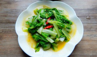 清炒小白菜（清炒小白菜图片）