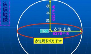 地球赤道周长（地球赤道周长多少米）