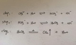 碳酸钠水解方程式怎么写（碳酸钠水解方程式怎么写的）