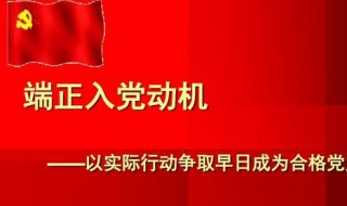 对党的认识和入党动机怎么写（对党的认识和入党动机怎么写简短）