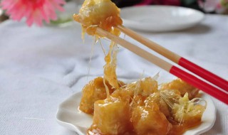 拔丝肉拌豆沙（拔丝豆腐做法）