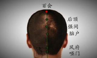 按摩百会的功效与作用 按摩百会的准确位置图和作用
