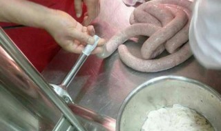 灌肠制作方法（灌肠的制作工艺流程?）
