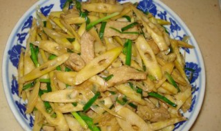 豆豉炒竹笋做法步骤（豆豉炒笋片）