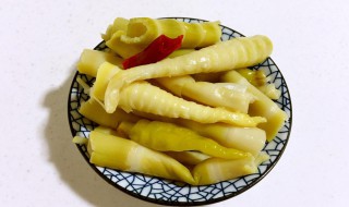 泡椒酸笋做法步骤（泡椒酸笋做法步骤图片）