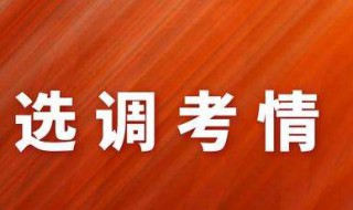 2020选调生考试时间（2020选调生考试时间公布）