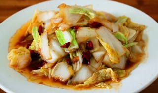 素炒酸辣白菜的做法窍门