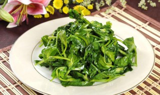 清炒豌豆尖的做法 清炒豌豆尖的做法视频